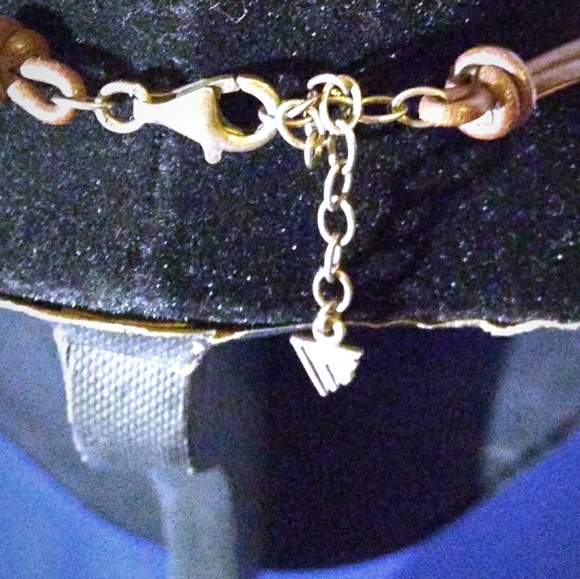 SILPADA Blue Jade Genuine Leather Sterling Silver Slide Pendant Necklace *SALE* - Picture 5 of 8